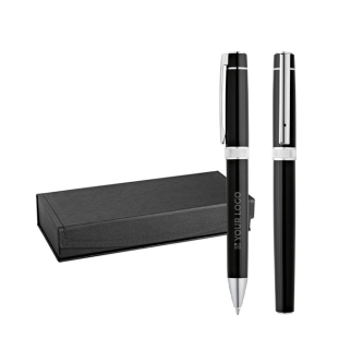 Writing set with rollerball & ballpoint pen, Gibson