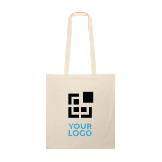 Promotional cotton bag with long handles 100 g/m²