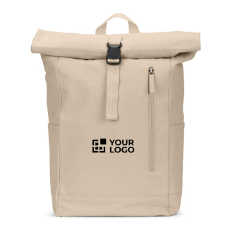 Roll-top backpack with top closure and pockets 17L 380 g/m²