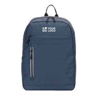 Faux leather backpack with waterproof zips for 16" PC