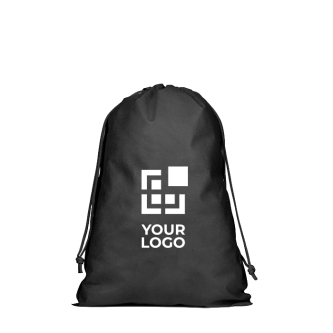 Large non-woven drawstring backpack with heat-sealed closure 60 g/m²
