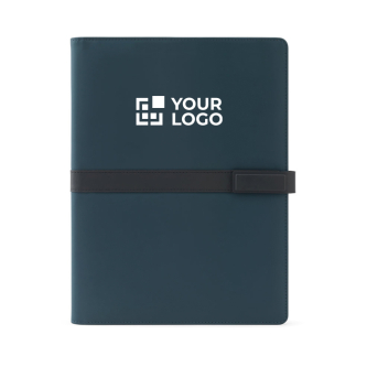 Portfolio with A4 notepad and magnetic closure, lined pages