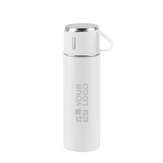 Double-wall stainless steel bottle with matte finish, 490 ml