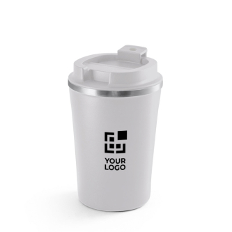 Stainless steel travel cup with ceramic interior 470ml