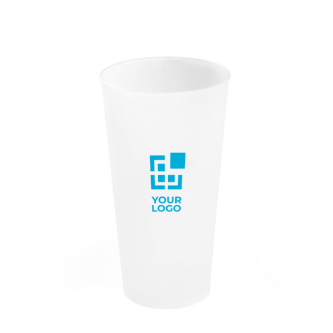 Plastic party cup made in Europe single wall 620ml