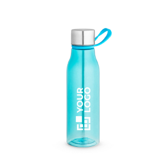 Glossy translucent eco bottle with leakproof cap 590 ml