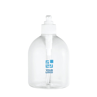 Bottle with dispenser, refillable and reusable, 500 ml
