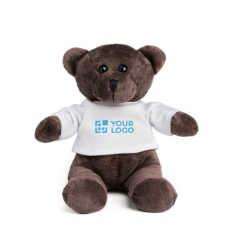 Brown teddy plush toy with white sweater, Big Oso