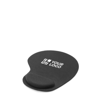 Soft rubber mouse mat with wrist support