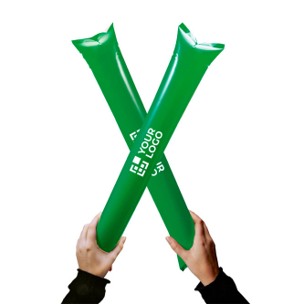 Inflatable plastic clappers in various colours for events