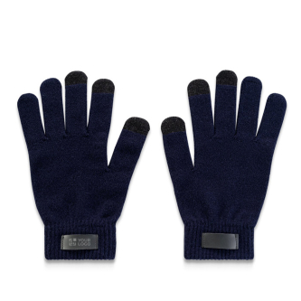 Recycled rPET polyester gloves with touchscreen tips
