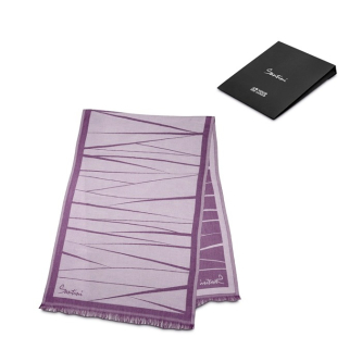 Elegant women’s scarf, viscose and polyester, 225 g/m2