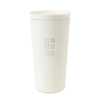 Recycled stainless steel thermal tumbler, vacuum insulation, 500ml