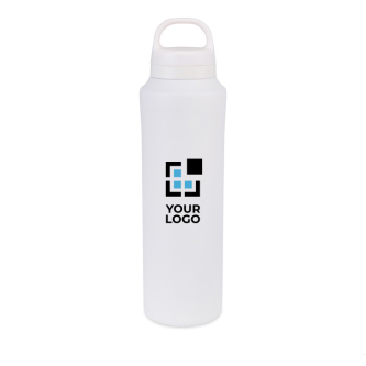 Recycled stainless steel thermal bottle, sweat-proof finish, 740ml