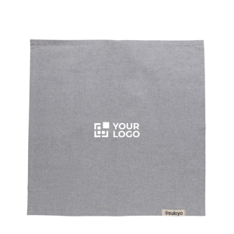 Set of 4 recycled cotton table napkins, 45 × 45 cm