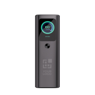 Aluminium power bank, multi-charging, HQ display, 20,000 mAh