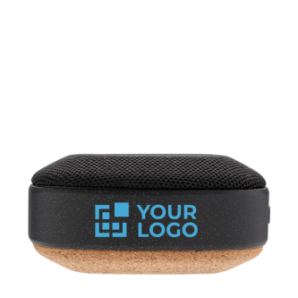 Small waterproof speaker with cork base
