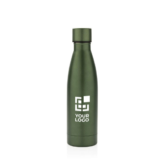 Elegant, promotional recycled steel bottle, 500 ml