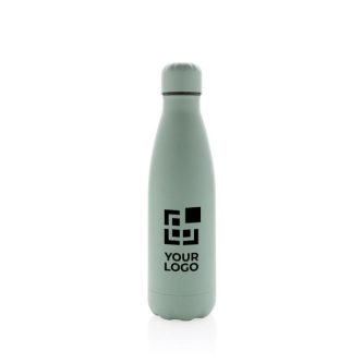 Branded stainless steel thermal bottle, 500 ml