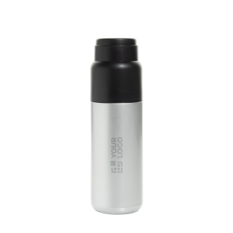 Vacuum insulated anti-drip flask with integrated cup 500 ml