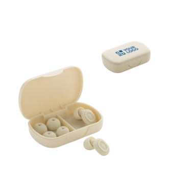 Recycled silicone earplugs, noise reduction, 36dB