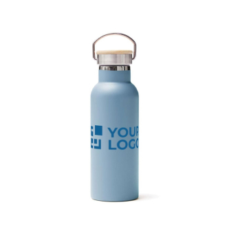 Durable, branded stainless steel bottle, 500 ml