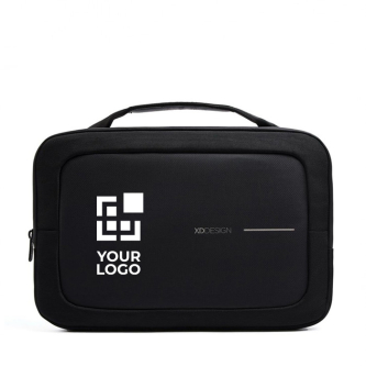 Water-repellent RPET laptop briefcase, 16"