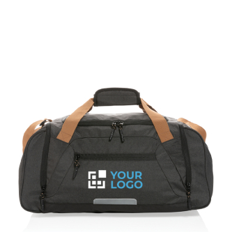 Urban-style travel bag in recycled polyester