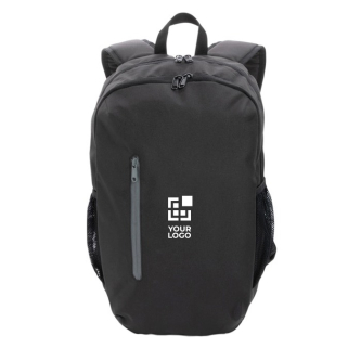 Branded backpack with colour detail for 15" laptop