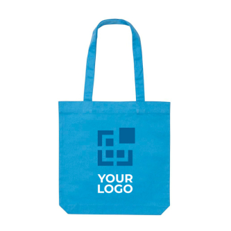 Recycled canvas branded bag, 285 g/m²