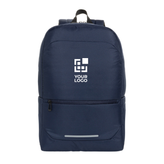 Recycled polyester business backpack, pockets, 15.6"