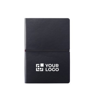 Softcover colourful notebook, A5, ruled pages