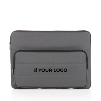 Recycled laptop sleeve with side pocket, 15.6"