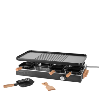 Table raclette with reversible non-stick plate Boska
