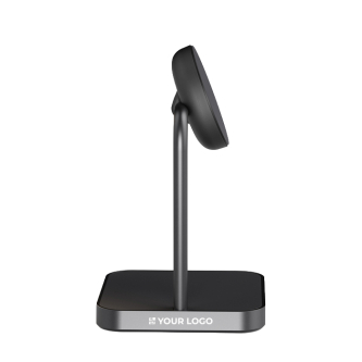 Zens Qi magnetic desktop double wireless charger stand