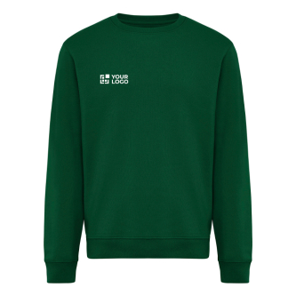 Unisex crew neck sweatshirt with fleece modern fit 340 g/m² Iqoniq Torla