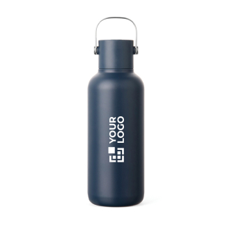 Double-wall thermal bottle with straw and leakproof lid 600ml