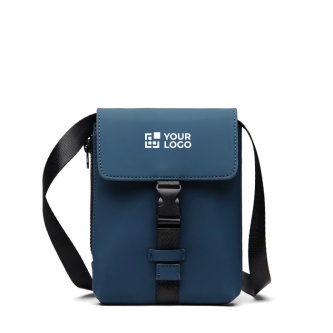 Recycled urban shoulder bag, lightweight design, side access