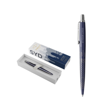 Parker Jotter SE Global Icons metal pen, blue ink