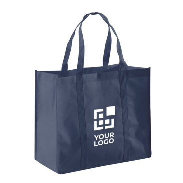 Large printed non-woven shopping bag, 80gsm, Maltby