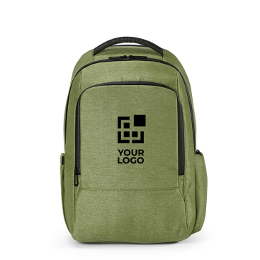 Recycled nylon waterproof laptop backpack, 15.6