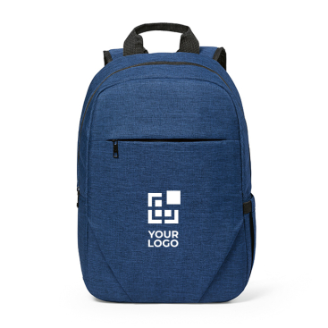 Backpack with front compartment, 300D RPET, 15.6, 18 L