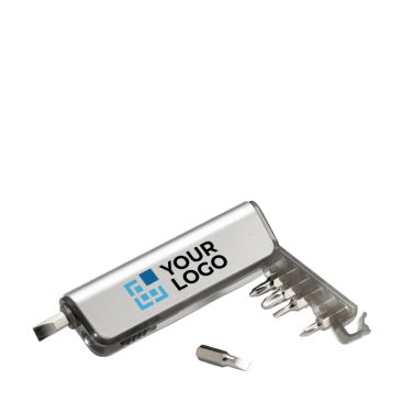 Branded screwdriver with light for a practical tool, with logo
