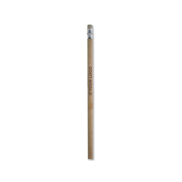 Economical, printed pencil with eraser for promotions
