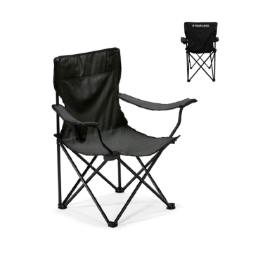 Folding camping chair made of polyester