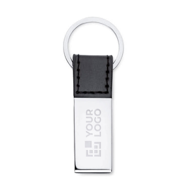 Classic promotional metal plate keyring for promotions