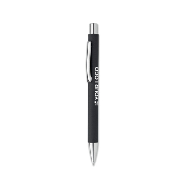 Pen made of recycled paper with blue ink