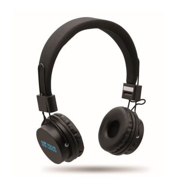 Foldable wireless headphones with built-in microphone