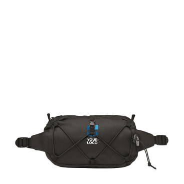 Sporty belt bag made of 600D RPET polyester with your logo