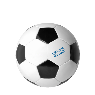 Football made of PVC, printed with a logo as a promotional item